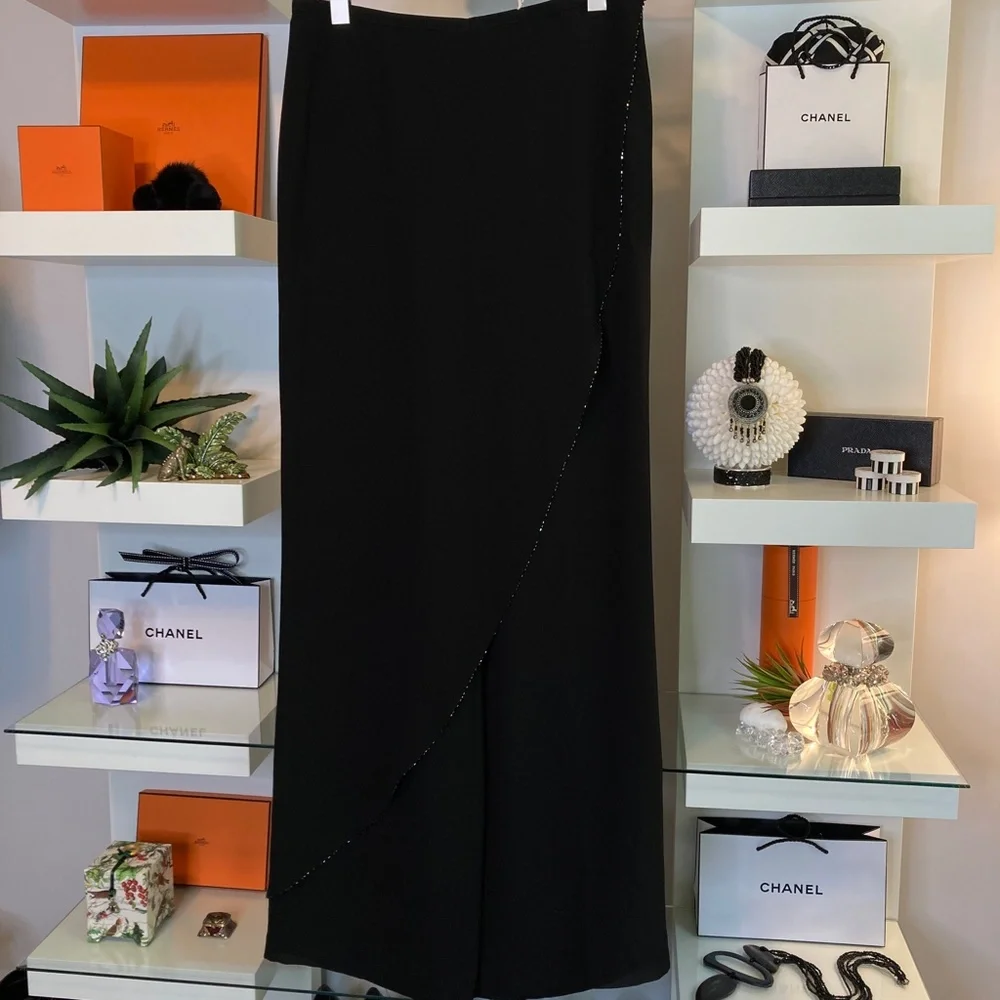 🖤 🖤 SIMON CHANG OVERLAY PANTS - Picture 8 of 14